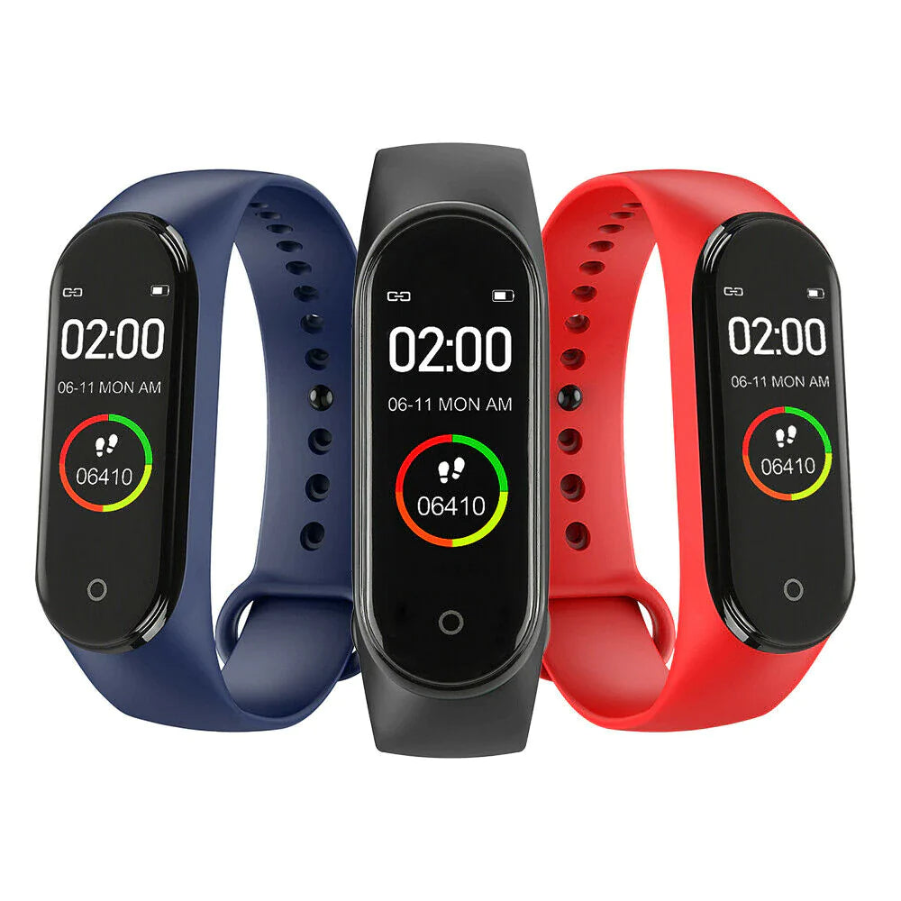 M4 Smart Watch Band - Fitness Tracker with Blood Pressure, Heart Rate & Sleep Detection - M4 Smart Watch Band - Fitness Tracker with Blood Pressure, Heart Rate & Sleep Detection Readi Gear