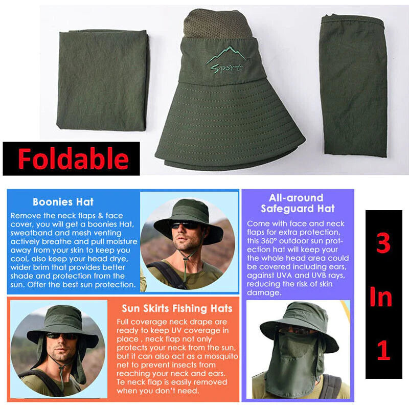 GearTop 360° Protection Sun Hat - GearTop 360° Protection Sun Hat Readi Gear