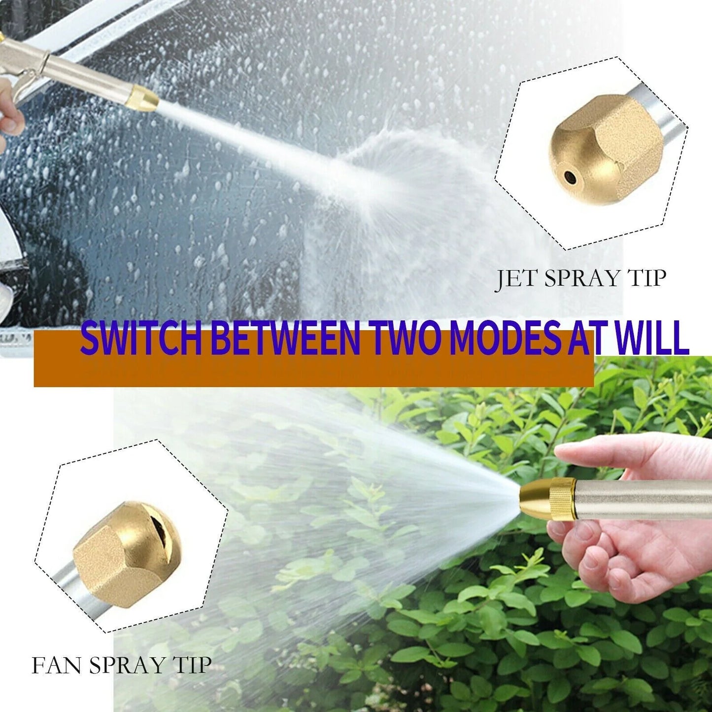 High Pressure Power Washer Spray Gun Nozzle Attachment for Garden Hose - High Pressure Power Washer Spray Gun Nozzle Attachment for Garden Hose Readi Gear