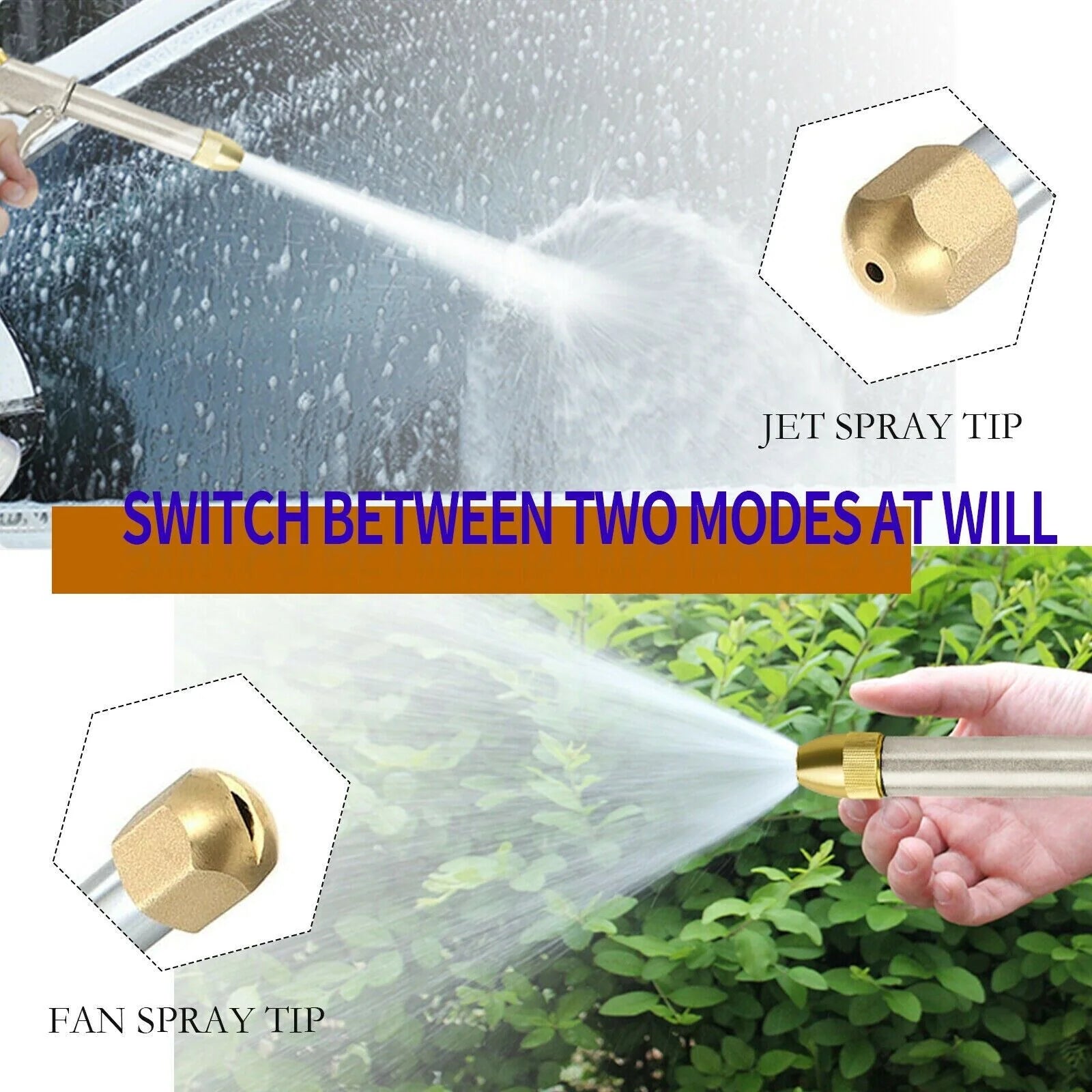 High Pressure Power Washer Spray Gun Nozzle Attachment for Garden Hose - High Pressure Power Washer Spray Gun Nozzle Attachment for Garden Hose Readi Gear