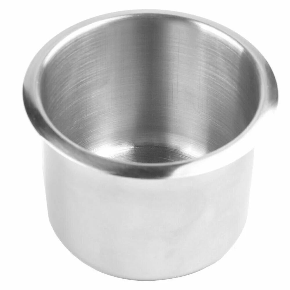 Universal Stainless Steel Cup Holder - Car, Boat, RV, Truck, Marine (2 Pack) - Stainless steel cup holder Readi Gear