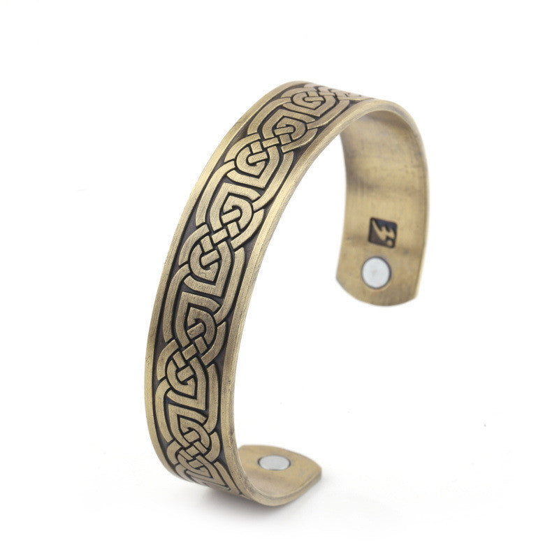 Spartan Vitality Men's Copper Magnetic Bracelet for Pain Relief - copper health bracelet Readi Gear