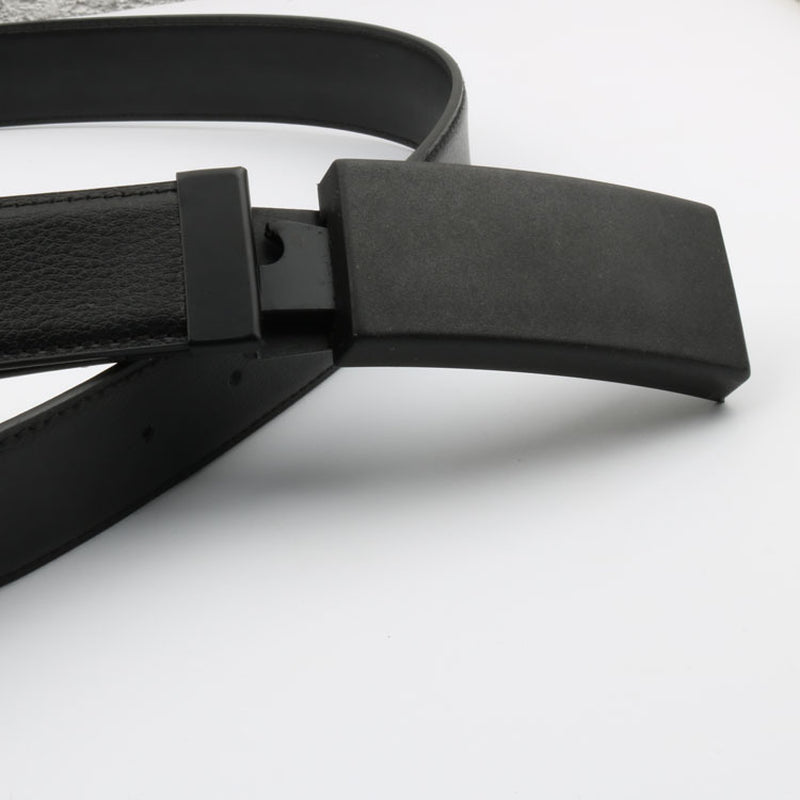Close-up of concealed knife in StealthBelt buckle, showing how it is hidden, perfect for discreet self-defense