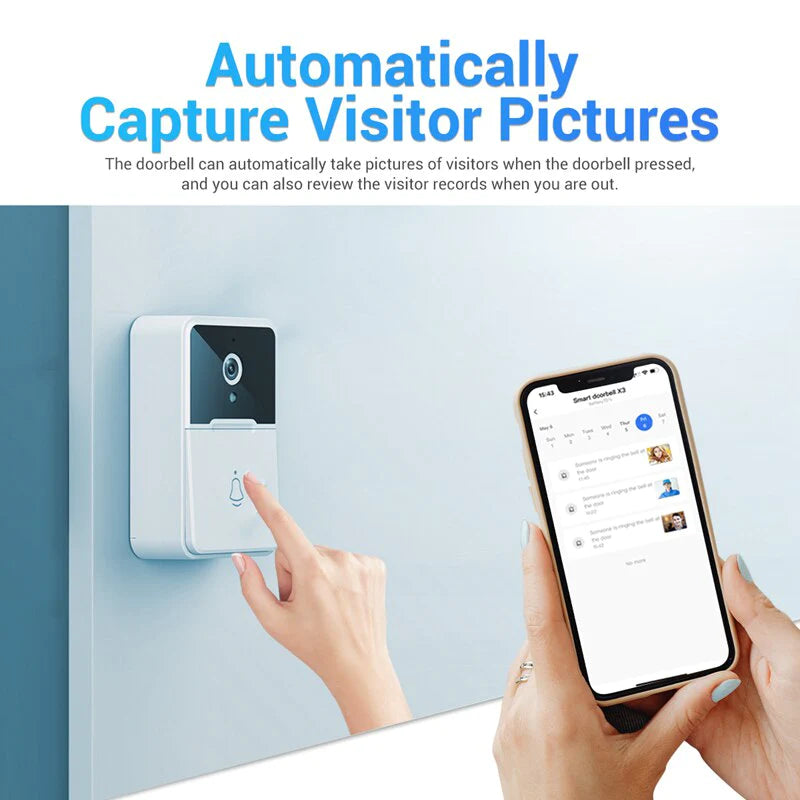 ShieldCam Wireless Doorbell - HD Video, Night Vision & 2-Way Intercom - Smart doorbell and security camera Readi Gear