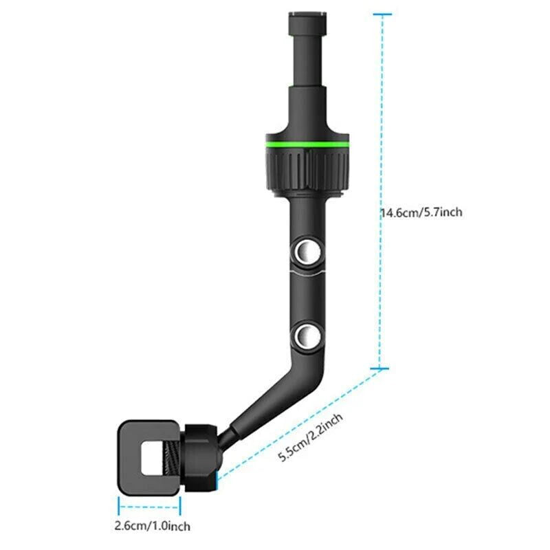 360° Rotating Rearview Mirror Phone Mount - Universal Car Clip - 360 degree rotating cell phone car mount Readi Gear