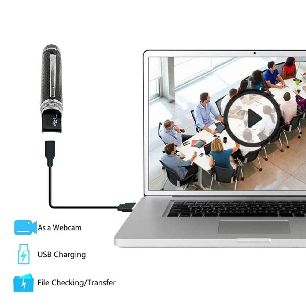 StealthPen 1080P HD Hidden Camera - Mini Spy Video Recorder & USB - Hidden Camera Pen Readi Gear