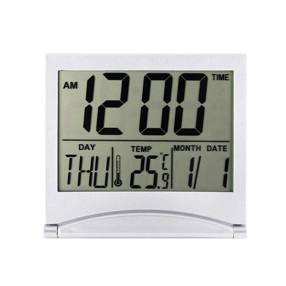 TravelMaster Multifunctional Foldable Alarm Clock - Multifunctional Foldable Alarm Clock Readi Gear