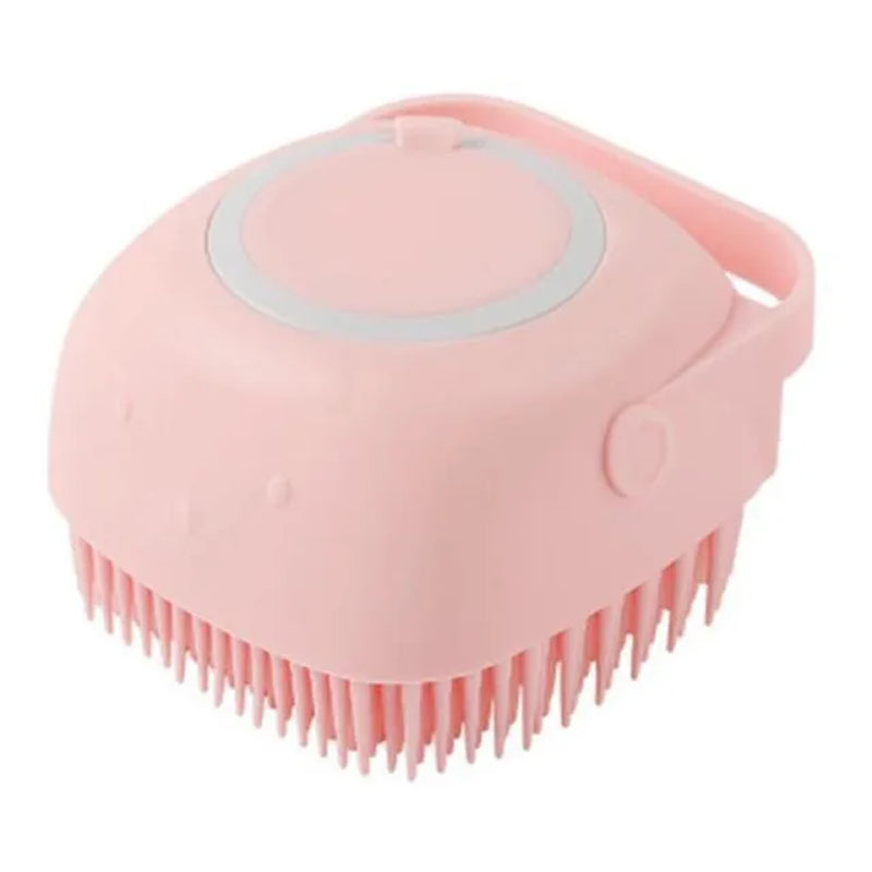 PupSpa Silicone All-in-One Bath Brush & Massager - Dog grooming bath brush Readi Gear
