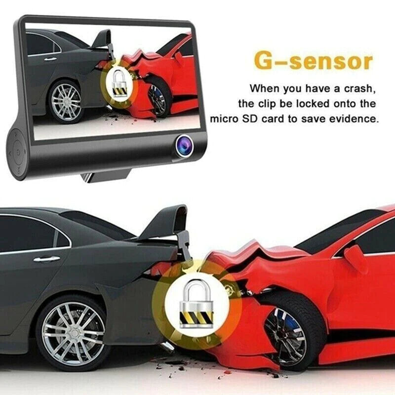 Tri-Vision HD Car Dash Cam - Dash camera Readi Gear