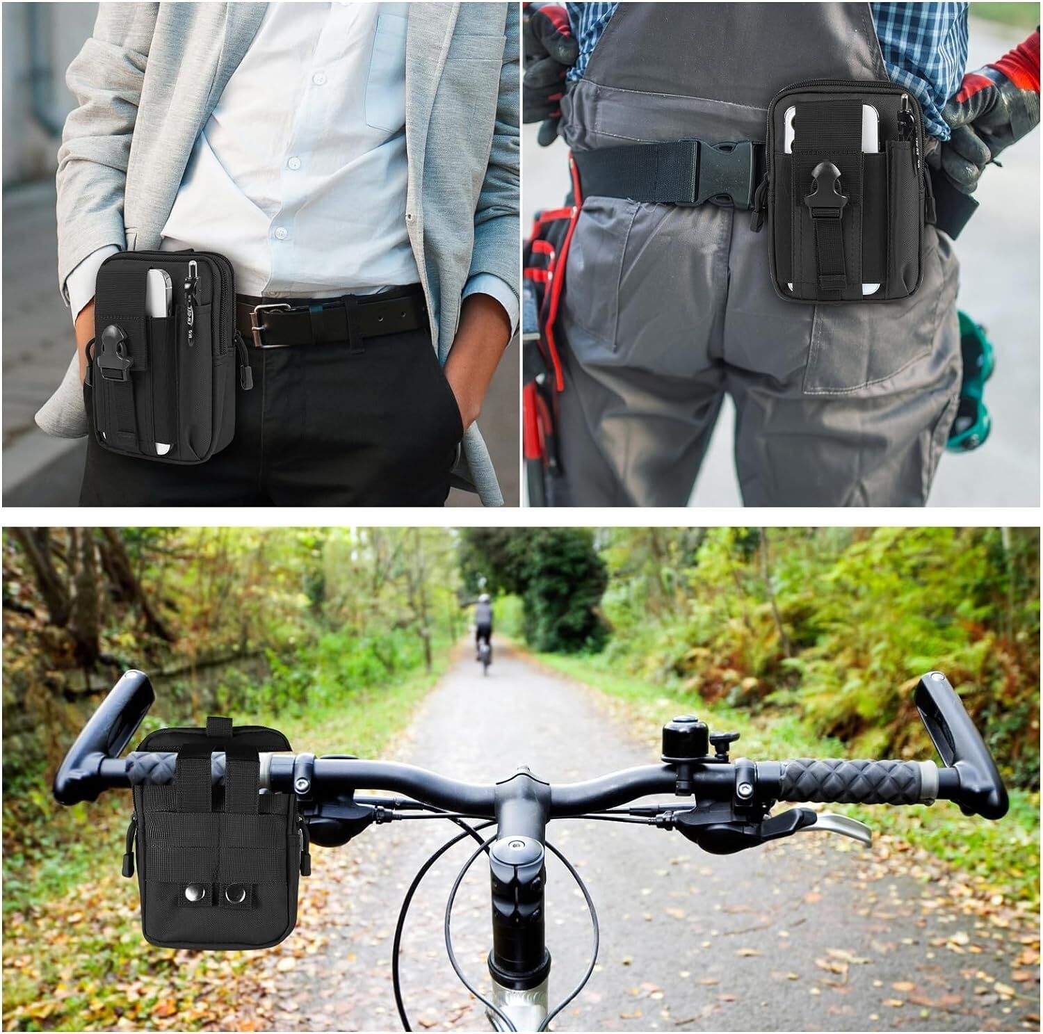 Tactical Molle Phone & Gear Pouch for Camping & Hiking - Phone & Gear Case Readi Gear