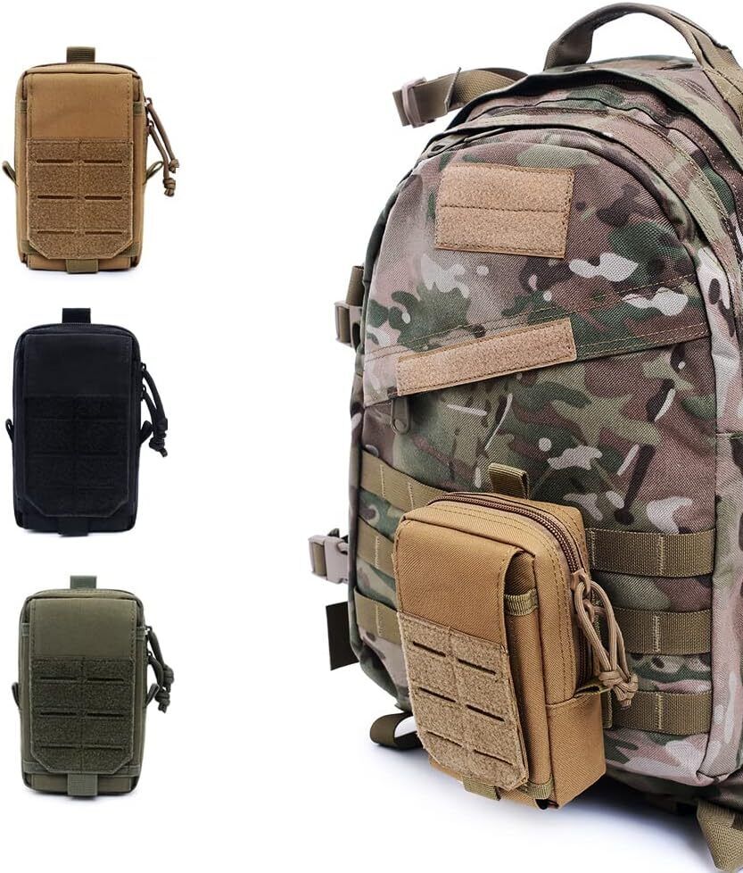Tactical Molle Phone & Gear Pouch for Camping & Hiking - Phone & Gear Case Readi Gear