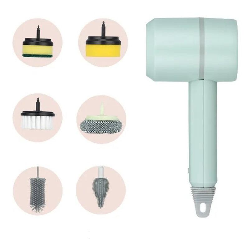CleanEase ScrubPro™️ Electric Cordless Spin Scrubber