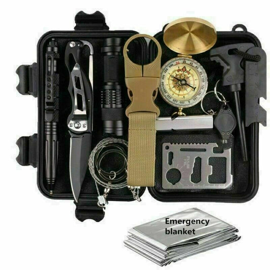 SurvivalPro 14-in-1 Outdoor Emergency Kit