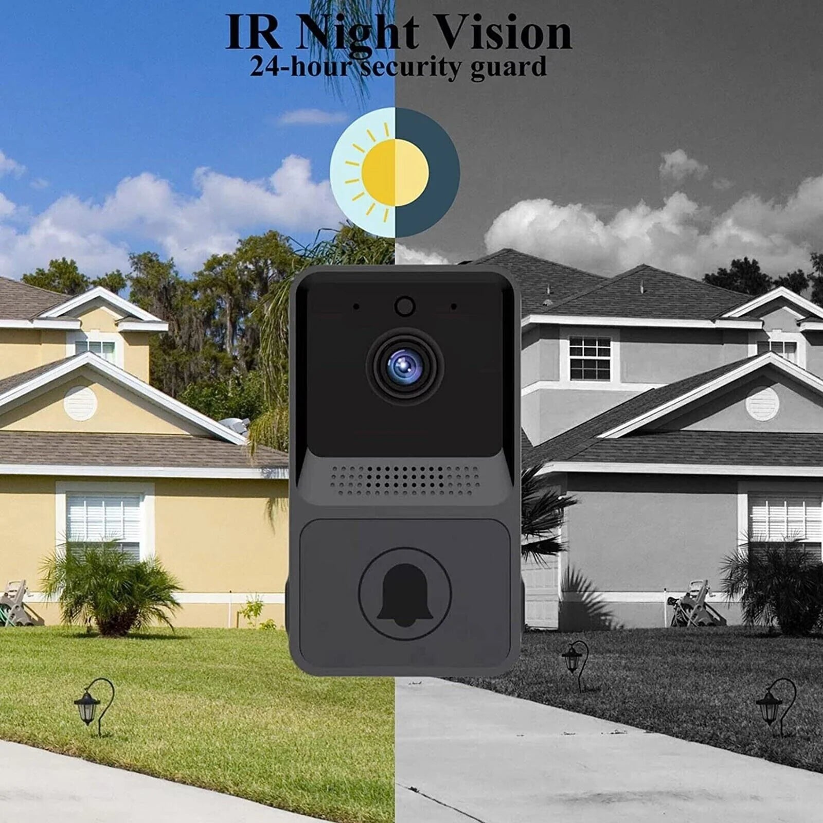Smart Wireless WiFi Doorbell Intercom Camera with Chime - Advanced Security Solution - Smart doorbell and security camera Readi Gear
