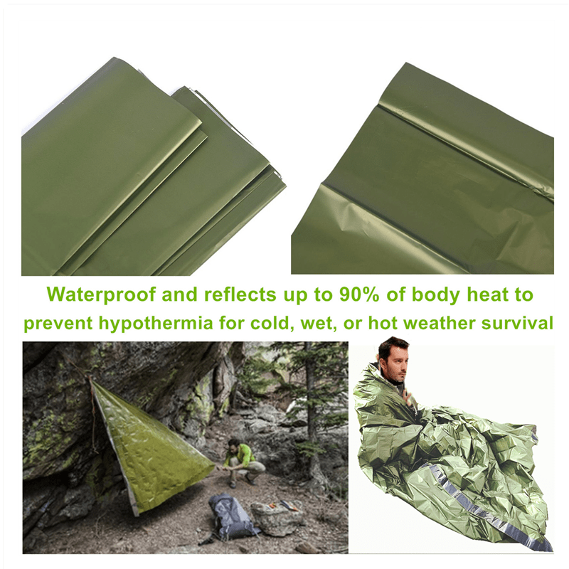 ShelterGuard Survival System - Blanket, Sleeping Bag, Tent