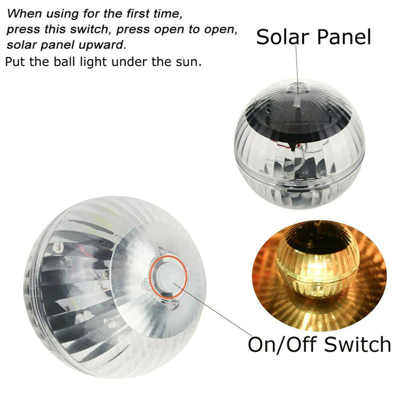 SolarSpin Floating Pool/Garden Pond Light - Solar Floating Pool Light Readi Gear