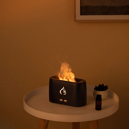 Campfire Glow Flame Diffuser - Essential Oil & Humidifier