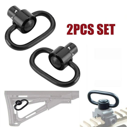 QuickDetach Rifle QD Sling Swivel Mount - 2PCS Heavy Duty 1.25