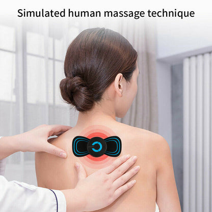 Cervical Massage Stimulator - Mini Electric Neck Back Body Massager for Pain Relief