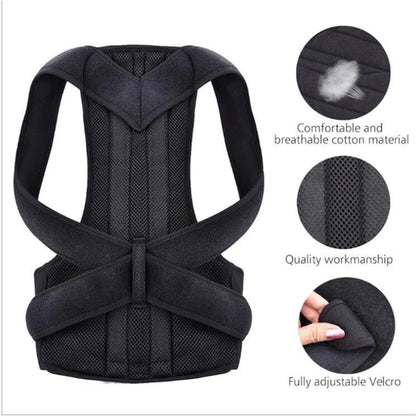 PosturePro Adjustable Back Brace - Relieve Pain & Improve Posture