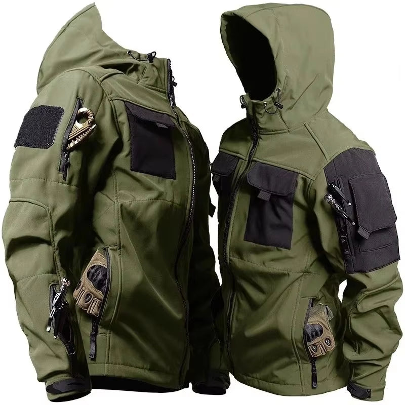 SpecOps Waterproof Tactical Jacket - Combat-Ready Multi-Pocket Softshell