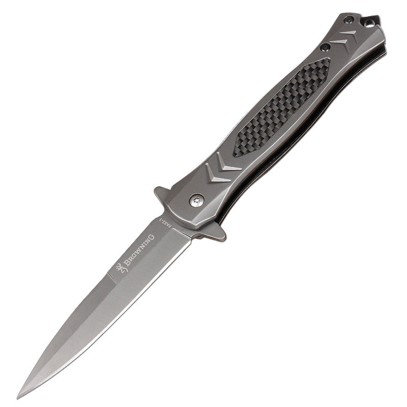 Browning Multifunctional Survival Knife - Steel & Carbon Fiber Handle