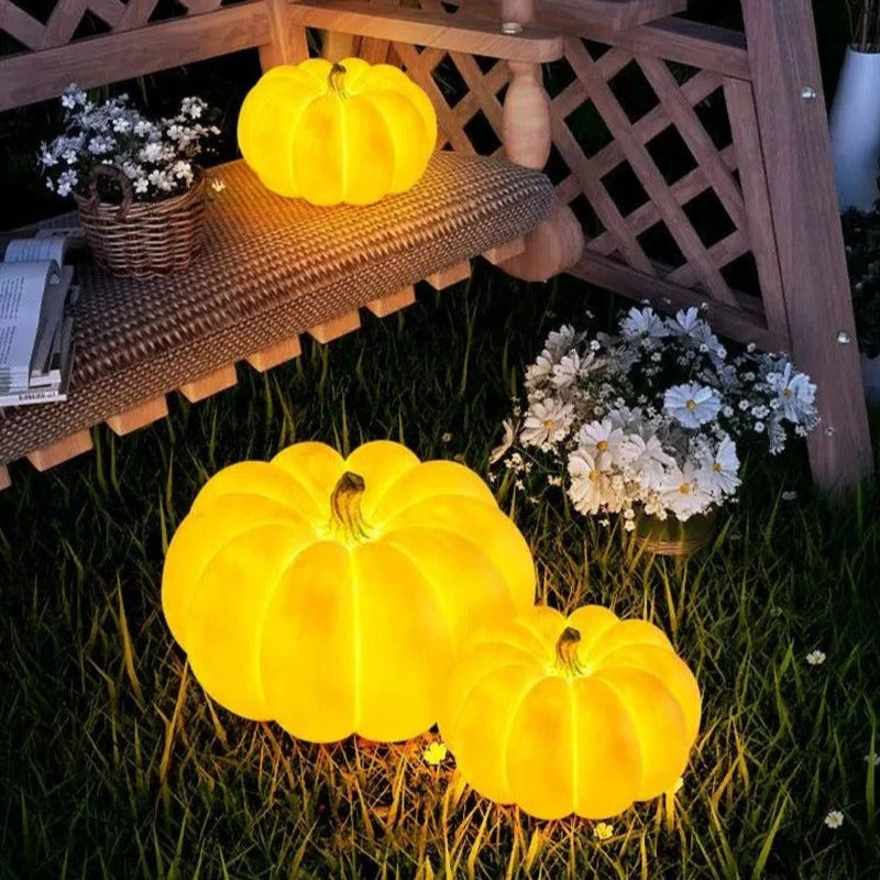 Harvest Glow Pumpkin Lantern - Perfect for Fall Decor Indoors & Out