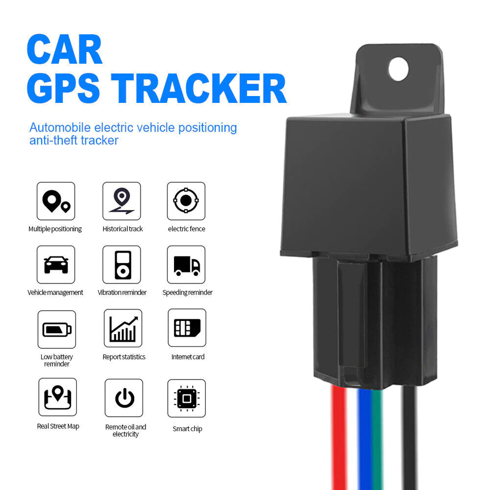 GPS Tracker with Anti-Theft Alarm - Real-Time Vehicle Locator