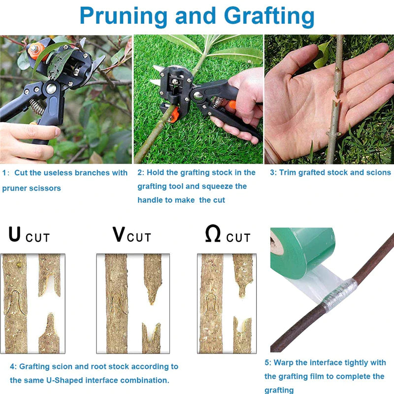 GardenPro Grafting Knife & Pruning Shears Kit - GardenPro Grafting Knife & Pruning Shears Kit Readi Gear