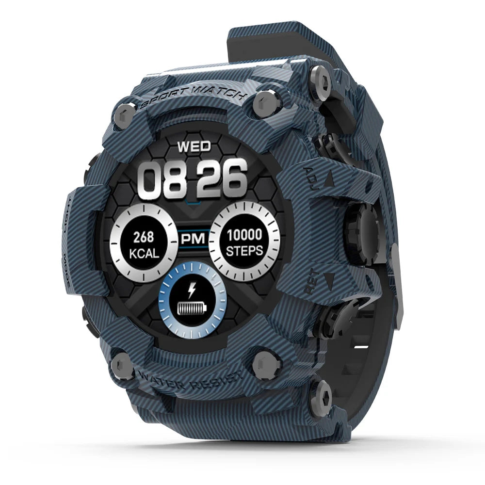 LifePulse Waterproof Health Tracker Bluetooth Smartwatch