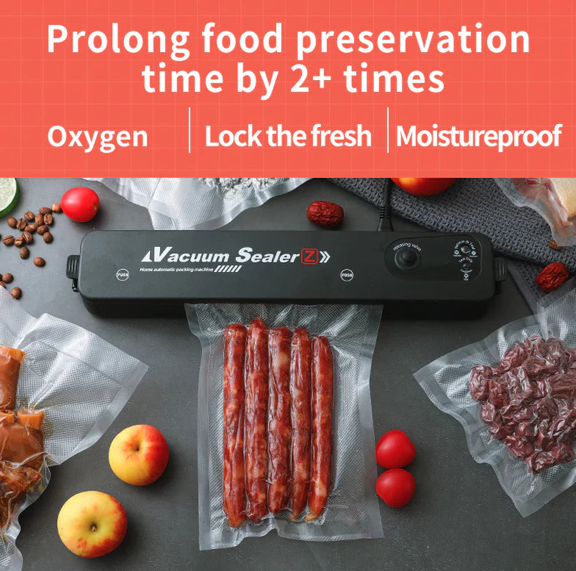 Energy-Efficient Vacuum Sealer - Keep Food Fresh Up to 3 Years