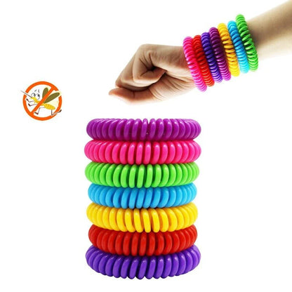 Mosquito Repellent Bands - 24-Pack, All Natural Bug Protection Wristbands