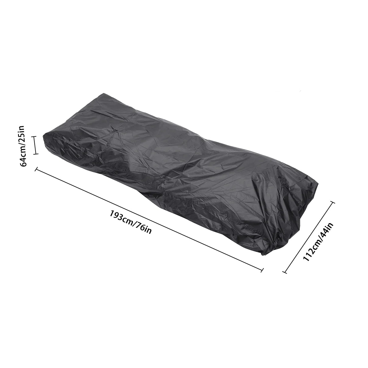 Heavy Duty Waterproof Lawn Mower Cover - Universal Fit & UV Resistant