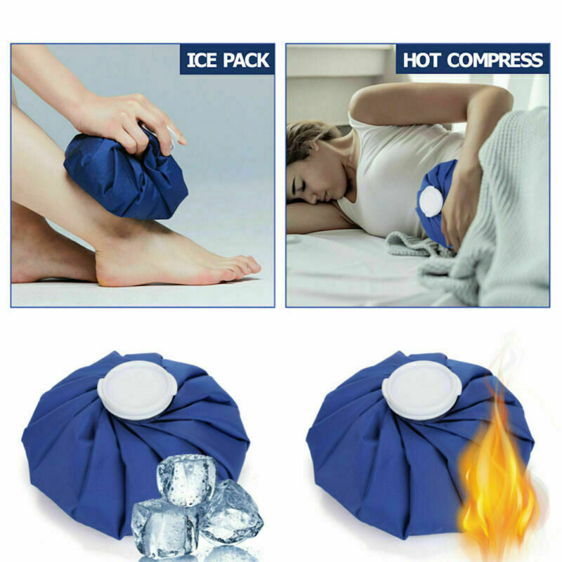 Premium Ice Bag Packs - 3 Pack Hot & Cold Therapy for Pain Relief