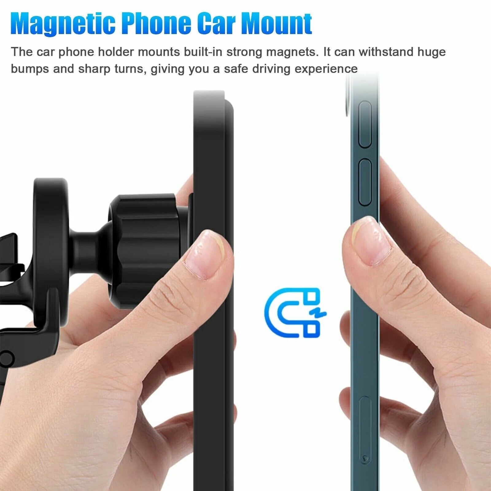 MagSafe Magnetic Wireless Car Charger Mount for iPhone 12 13 14 Pro Max