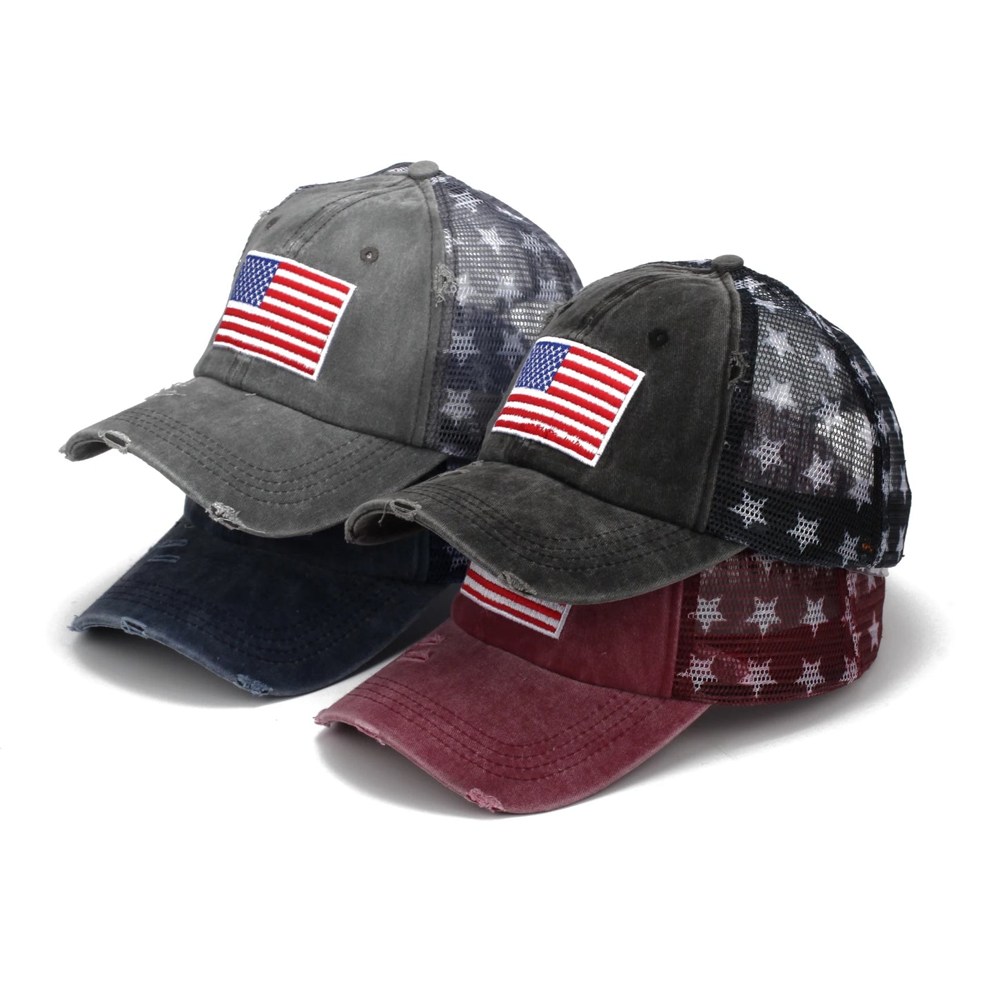 Star-Spangled Denim Baseball Cap - Hat Readi Gear