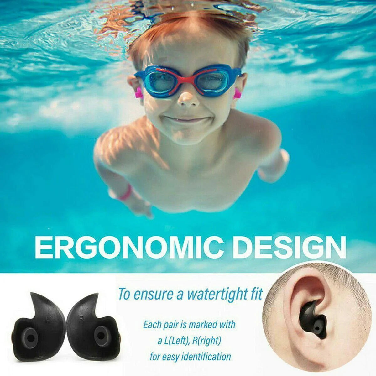 Premium Soft Silicone Ear Plugs for Snore Relief, Swimming & Travel (5/10 Pairs)