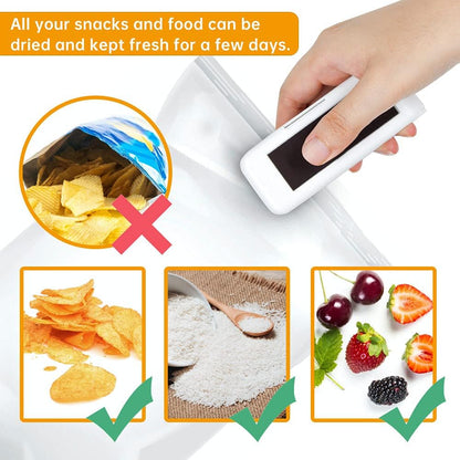 Snack Bag Heat Sealer 2-Pack – Keep Snacks & Food Fresh Longer