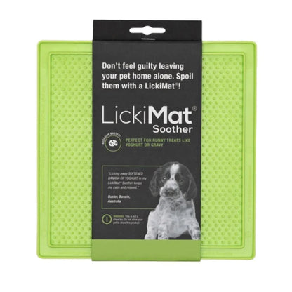 Lickimat Soother Pet Treat Mat, Ideal for Stress Relief & Dental Health