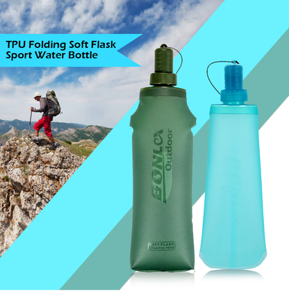 HydroFold Collapsible Survival Water Bottle - BPA & PVC Free