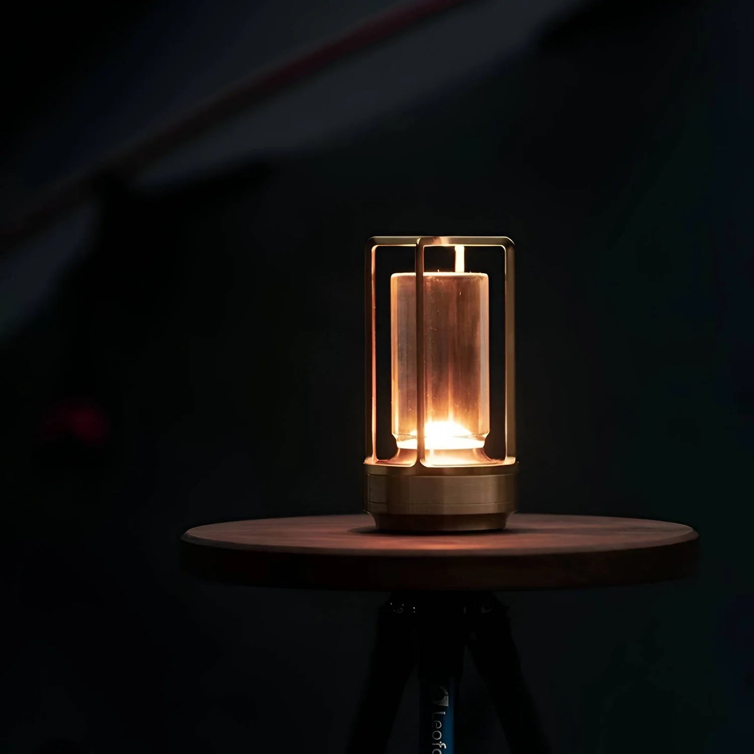 NordicWoods Rustic Lantern - USB Rechargeable Cabin Light