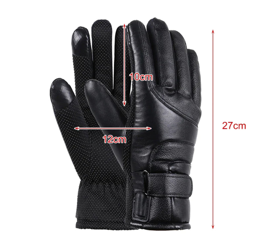 Winter USB Heated Gloves - Thermal, Waterproof, Touchscreen Hand Warmers