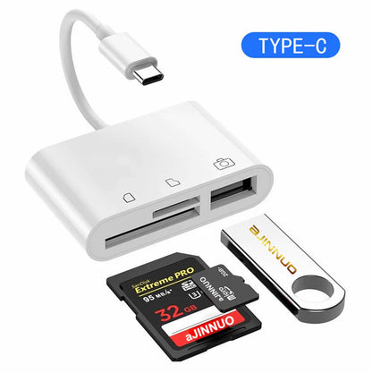 PowerHub USB-C 3-in-1 Adapter with SD Card Reader