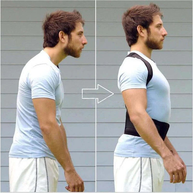 AlignPro Magnetic Posture Corrector - Adjustable Back Support Brace