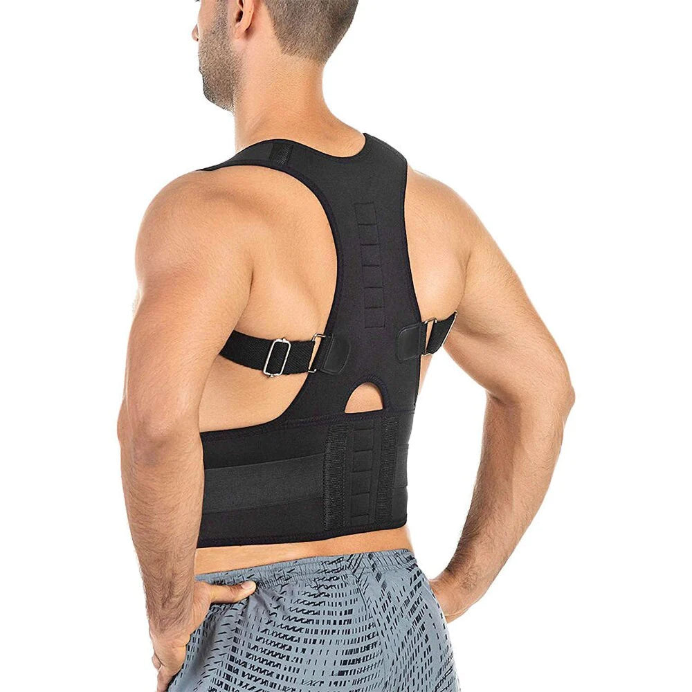 AlignPro Magnetic Posture Corrector - Adjustable Back Support Brace