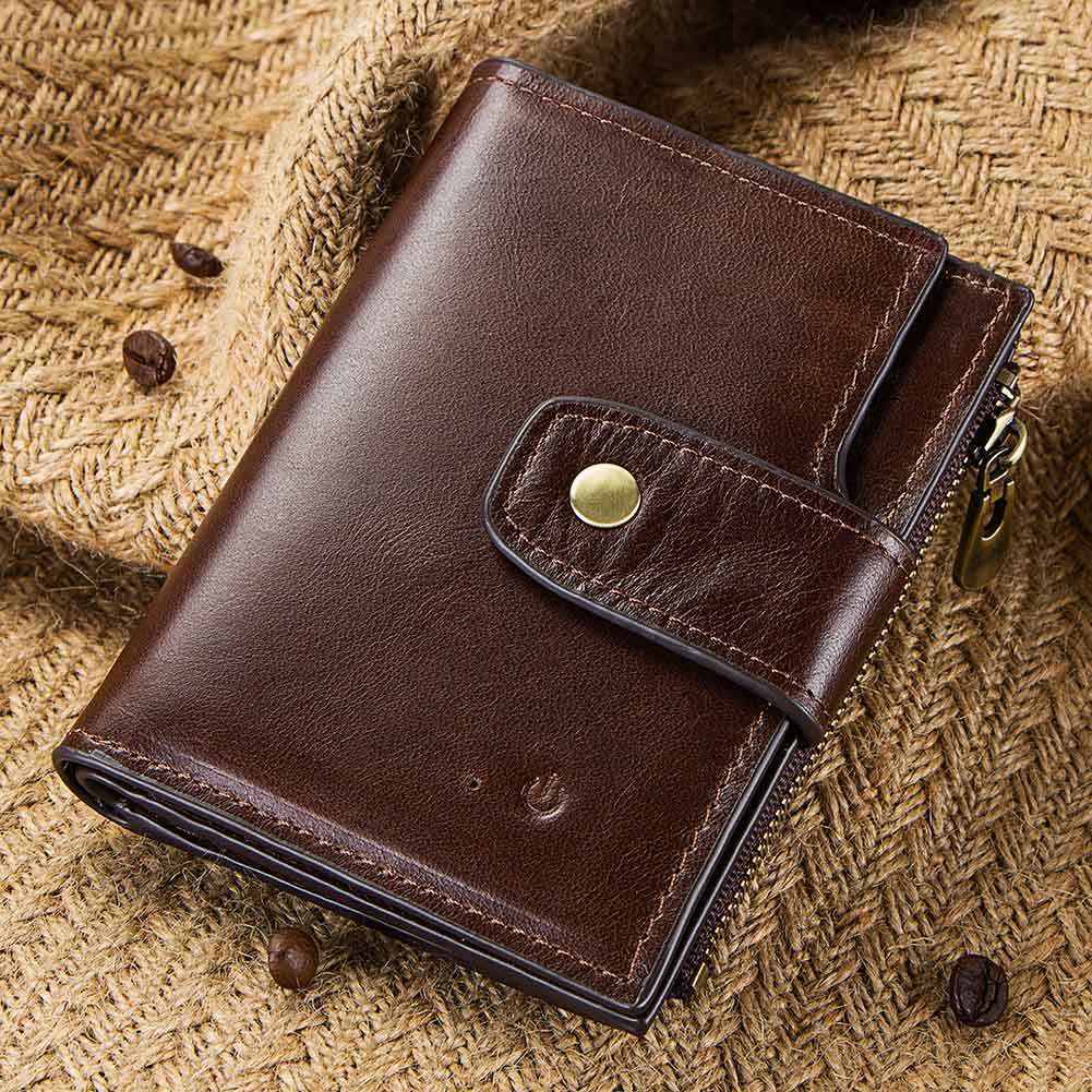 RFID Blocking Anti-Theft Smart Wallet with Bluetooth Alert