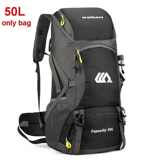 RidgeRunner 50L Large Capacity Waterproof Hiking Backpack - RidgeRunner 50L Large Capacity Waterproof Hiking Backpack Readi Gear