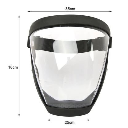 ClearGuard Full Face Shield - Anti-Fog & Safety Glasses Protection