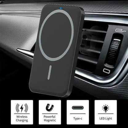 MagSafe Magnetic Wireless Car Charger Mount for iPhone 12 13 14 Pro Max