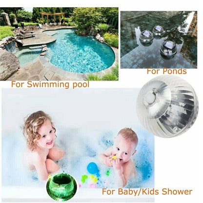 SolarSpin Floating Pool/Garden Pond Light - Solar Floating Pool Light Readi Gear